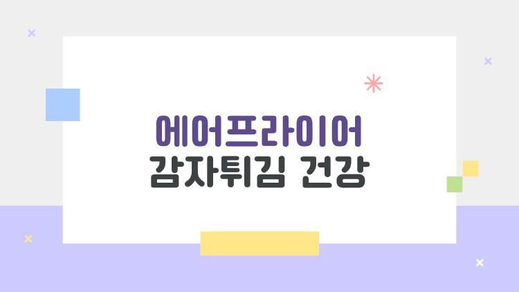 에어프라이어 감자튀김 건강