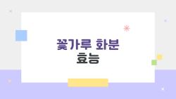 꽃가루 화분 효능 실화? 면역력 폭발한 후기