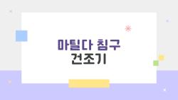 마틸다 침구 건조기, 집 건조기로 무리 없이 돌릴 수 있을까?