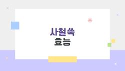 사철쑥 효능, 간만 살려준다는데 진짜일까?