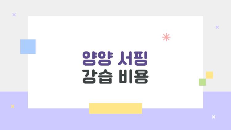 양양 서핑 강습 비용, 초보자가 울고 웃는 진짜 가격 공개!
